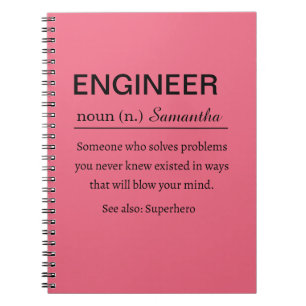 Personalized Engineer Definition Notebook
