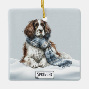 Personalized English Springer Spaniel Ornament
