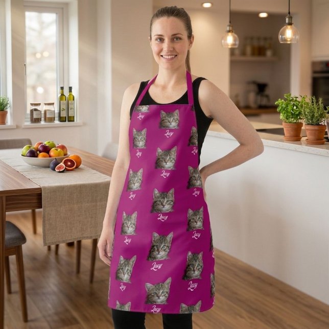 Personalized Face and Name Apron, Custom Photo Apron (Creator Uploaded)