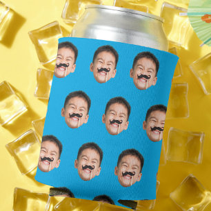 Personalized Face Birthday Favors Bachelor Party Can Cooler