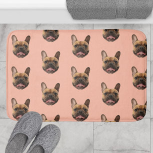 Personalized Face Dog Bathroom Decor Custom Cat Bath Mat