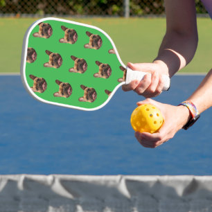 Personalized Face Pet Lovers Owners Customized Dog Pickleball Paddle