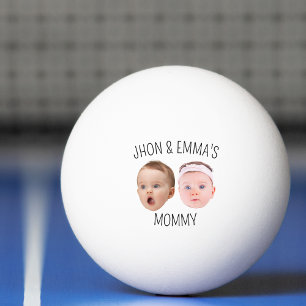 Personalized Face Photo Kids, Mother's Day Gift Ping Pong Ball