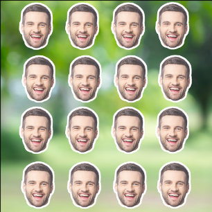 Personalized Face Stickers Custom Photo Face