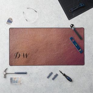 Personalized Fake Leather Desk Pad Mat