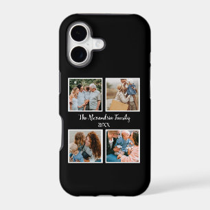 Personalized family 4 photo collage template