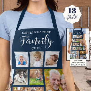 Personalized FAMILY CHEF 18 Photo Collage Blue Apron