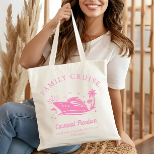 Personalized Family Cruise Girls Trip 2026 Travel Tote Bag