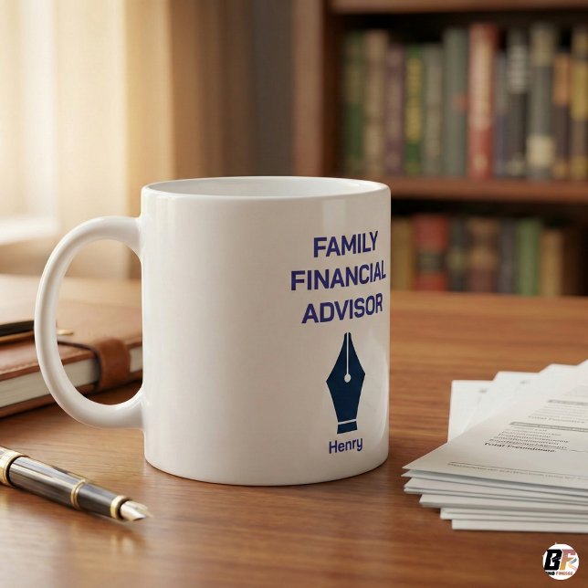 Personalized Family Financial Advisor Coffee Mug (Creator Uploaded)