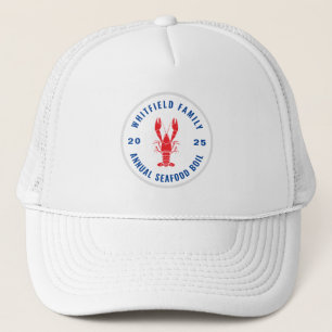 Personalized Family Lobster Seafood Boil Trucker Hat
