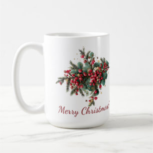 Personalized Family Merry Christmas Design Coffee Mug
