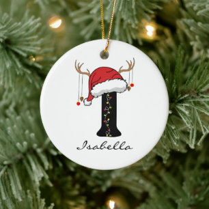 Personalized Family Monogram Ornament for Friends