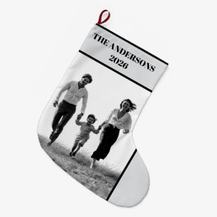 Personalized Family Photo Christmas Stocking