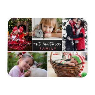 Personalized Family Photo Collage Magnet