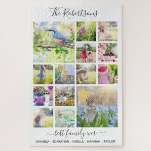 Personalized Family Photo Collage Unique Huge Jigsaw Puzzle