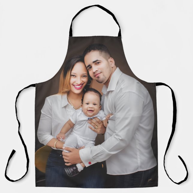 Personalized Family Photo Custom Apron (Front)