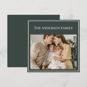 Personalized Family Photo Custom Family Name