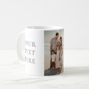 Personalized Family Photo Custom Text Picture Gift Coffee Mug