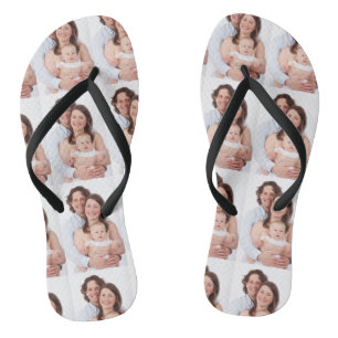 Personalized Family Photo Flip Flops