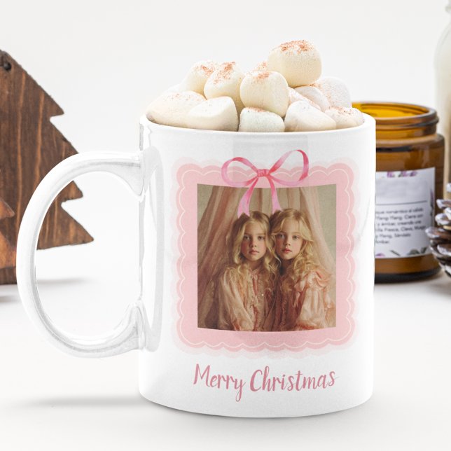 Personalized Family Photo Merry Christmas Mug (Creator Uploaded)