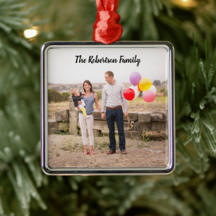 Personalized Family Photo Ornament