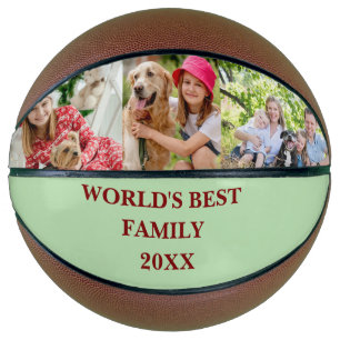 Personalized Family Photo World’s Best Family Basketball