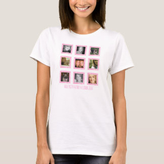 Personalized Family: Pink Frame: Picture Tshirt