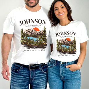 Personalized Family Reunion Camping Trip Matching T-Shirt