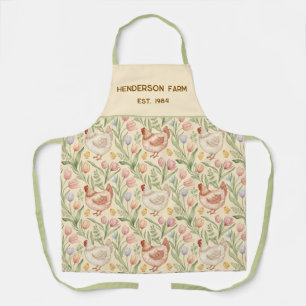 Personalized Farmhouse Hen Apron