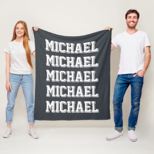 Personalized Father's Day Fleece Blanket