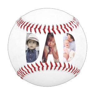 Personalized Fathers Day Gifts DAD Custom Photo Baseball