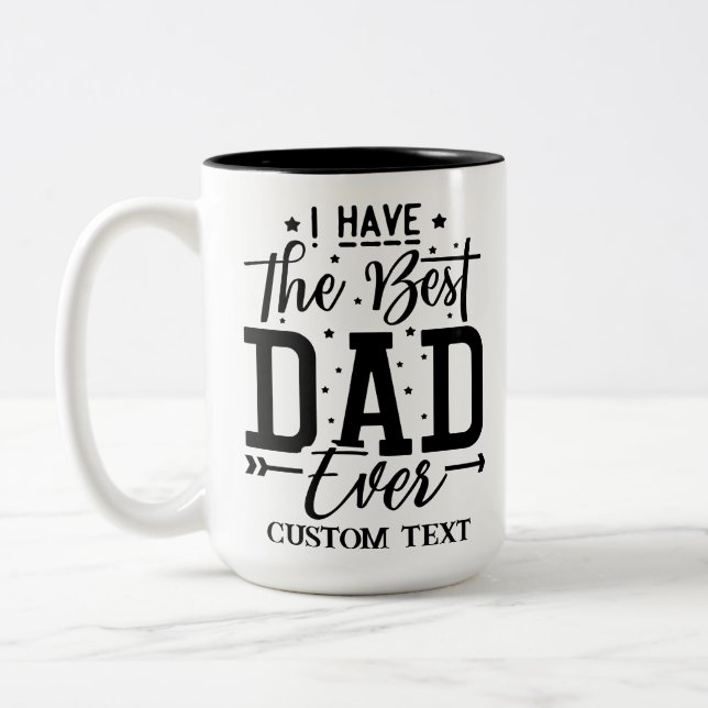 PERSONALIZED FATHERS DAY MUGS  (Left)