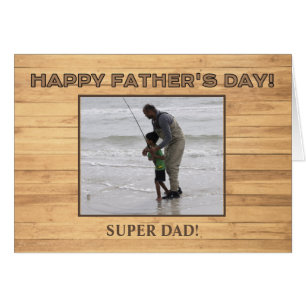 Personalized Father's Day Super Dad Photo