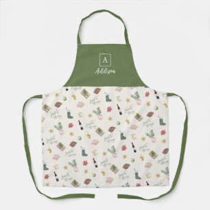 Personalized Favorite Things Christmas Apron