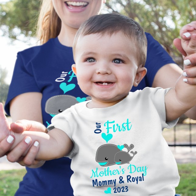 Personalized First Mother's Day Matching Shirt (Creator Uploaded)