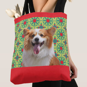 Personalized First Pet Photo Gifts Dog Lover Mom Tote Bag