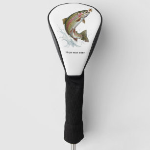 Personalized Fishing Lover  – Trout Fishing Design Golf Head Cover