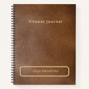 Personalized Fitness Journal Notebook