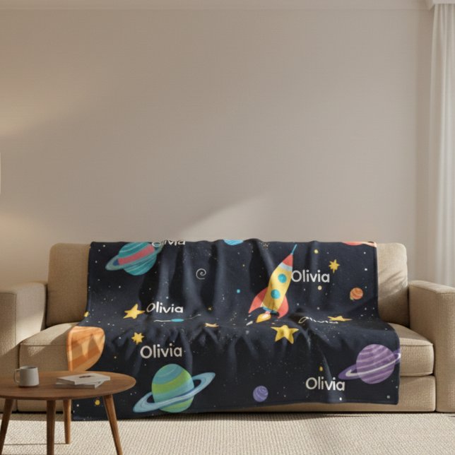 “Personalized Fleece Blanket with Name” (Creator Uploaded)