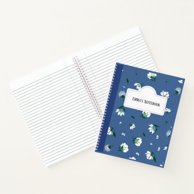 Personalized Floral Notebook (Inside)