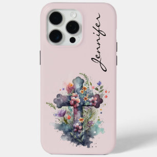 Personalized Flower Christian iPhone Case