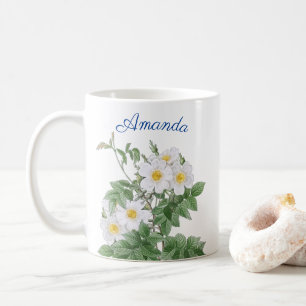 PERSONALIZED FLOWERS COFFEE MUG