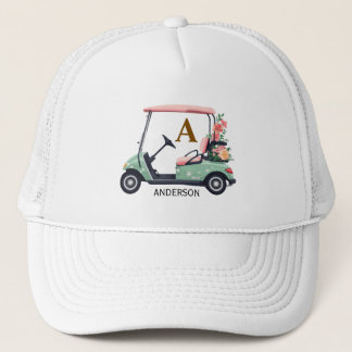 Personalized Folar Golf Club Name Trucker Hat 