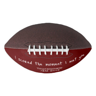 Personalized Football Love Message American Football