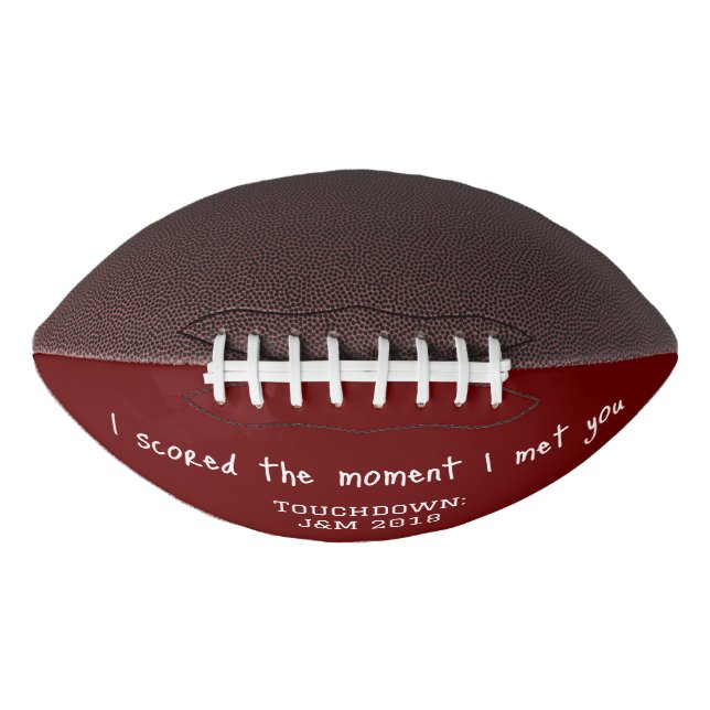 Personalized Football Love Message American Football (Front)