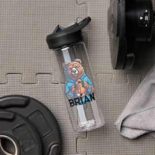 Personalized Football Water Bottle