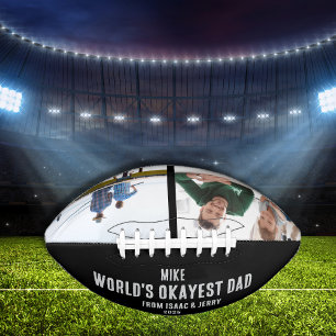 Personalized Football with Family Photo and Custom American Football