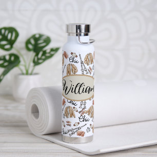 personalized for a fashion man in Paris Water Bottle