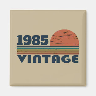 Personalized Forty vintage 40th birthday party Magnet