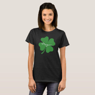 Personalized Four Leaf Clover  T-shirt